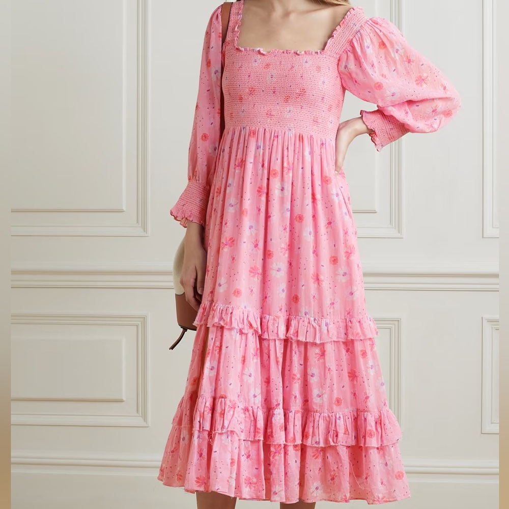 Loveshackfancy Miri Midi Dress - Size L